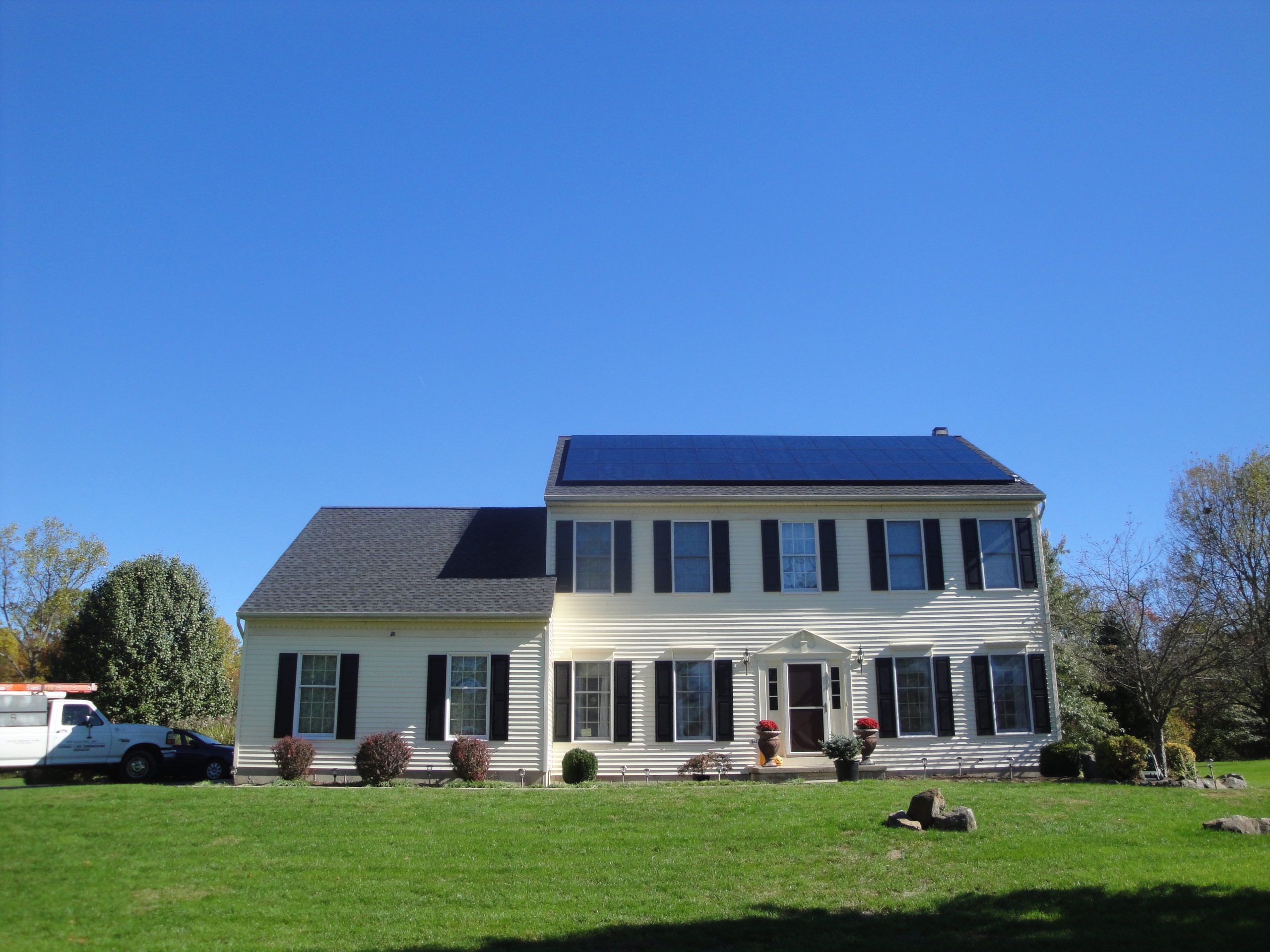 Suburb Home With SunPower Solar Panels