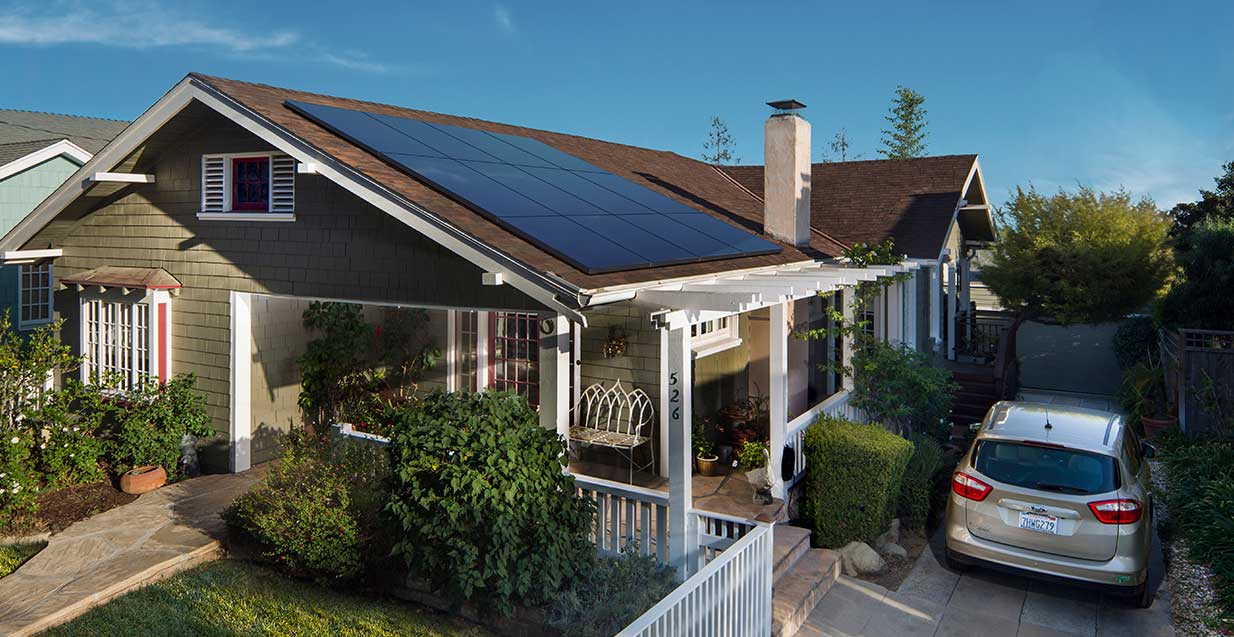 Residential solar sunpower system.
